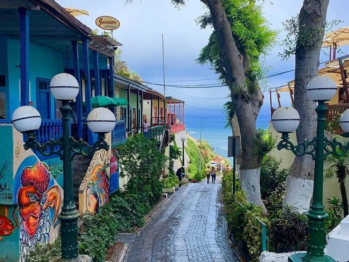 Street art in Barranco district, Lima