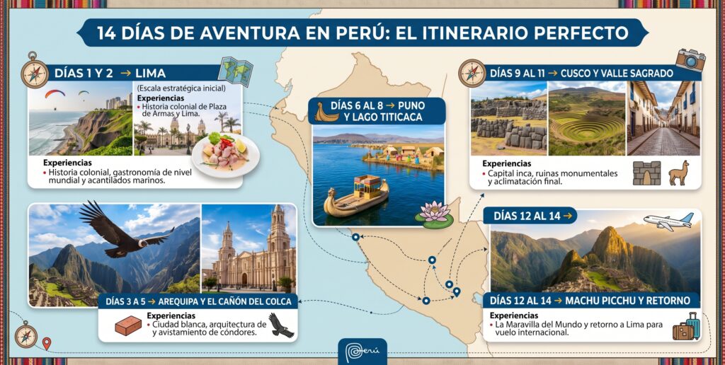 2 Week Peru Itinerary: Route & Travel Guide | Lima By Walking | Lima By Walking